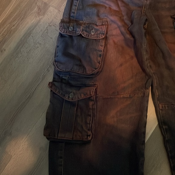 Urban outfitters cargo jeans in red - Picture 3 of 7